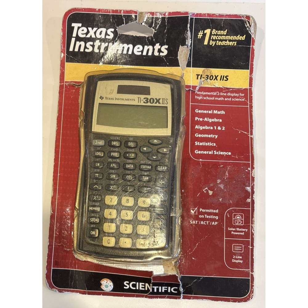 Texas Instruments TI-30X IIS LIME GREEN! NEW IN PACKAGE